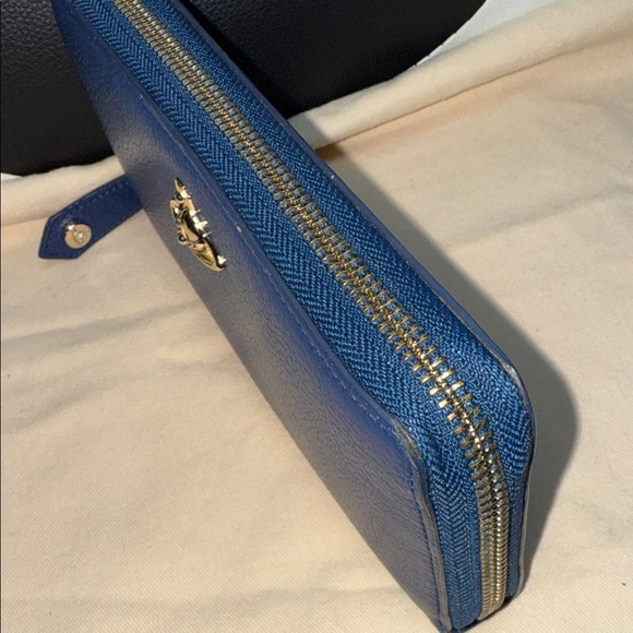 Vivienne Westwood Blue Leather Wallet - Picture 8 of 15